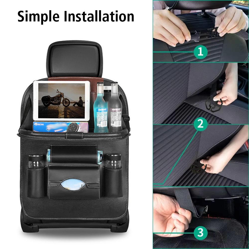 Карман для заднего сиденья автомобиля, автомобильные аксессуары для салона автомобиля, грузовика, внедорожника, фургона, сумка для хранения на заднем сиденье автомобиля, обновление, органайзер для багажника на заднем сиденье, автомобильные аксессуары