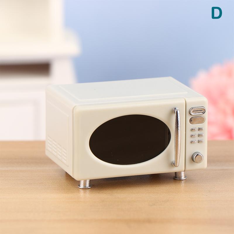 1:12 Dollhouse Miniature Micro-wave Oven Bread Cabinet Steam Box Household Electric Model Decor Toy Doll House Accessories
