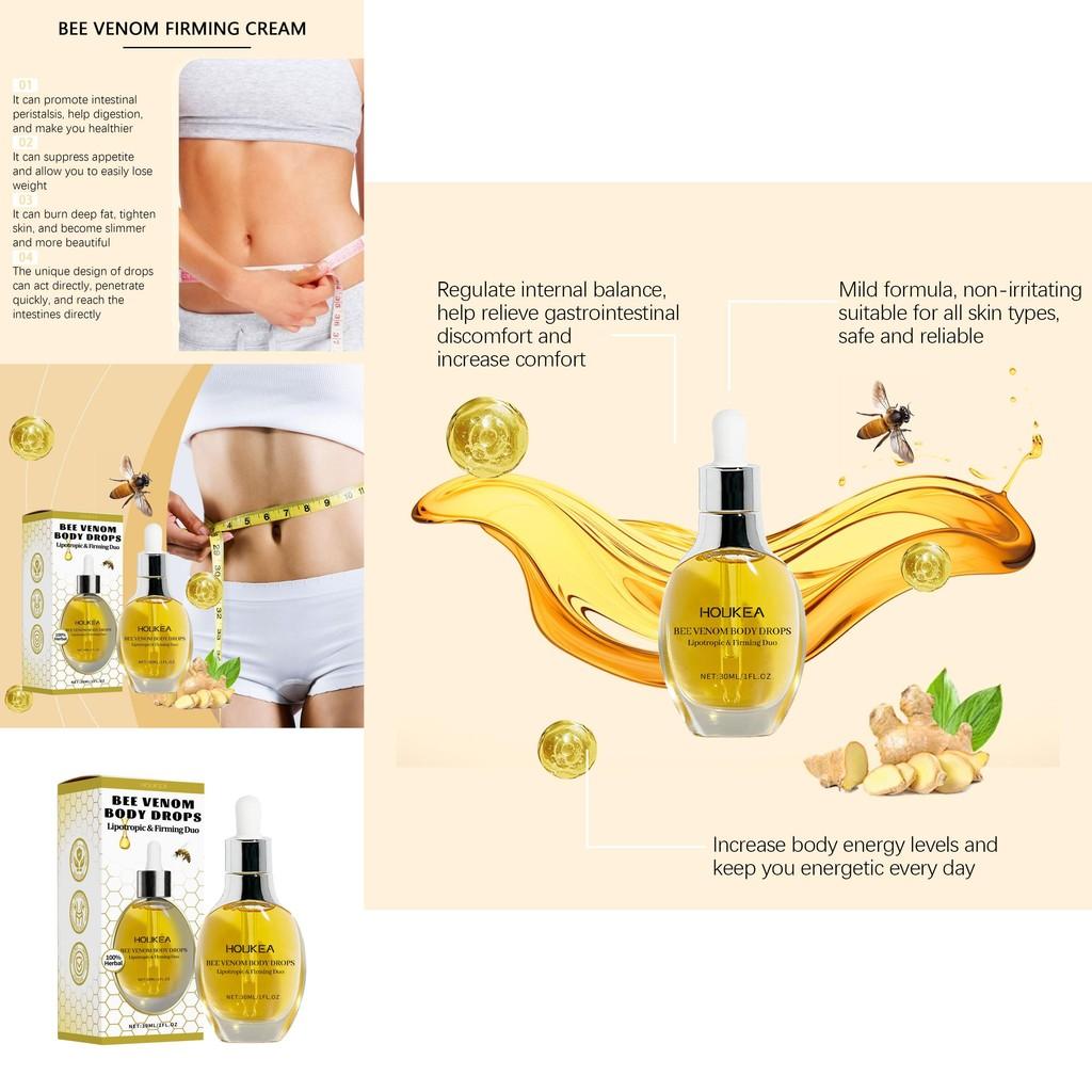 Houkea Эссенция для тела с пчелиным ядом Легкая увлажняющая массажная сыворотка для ухода за кожей