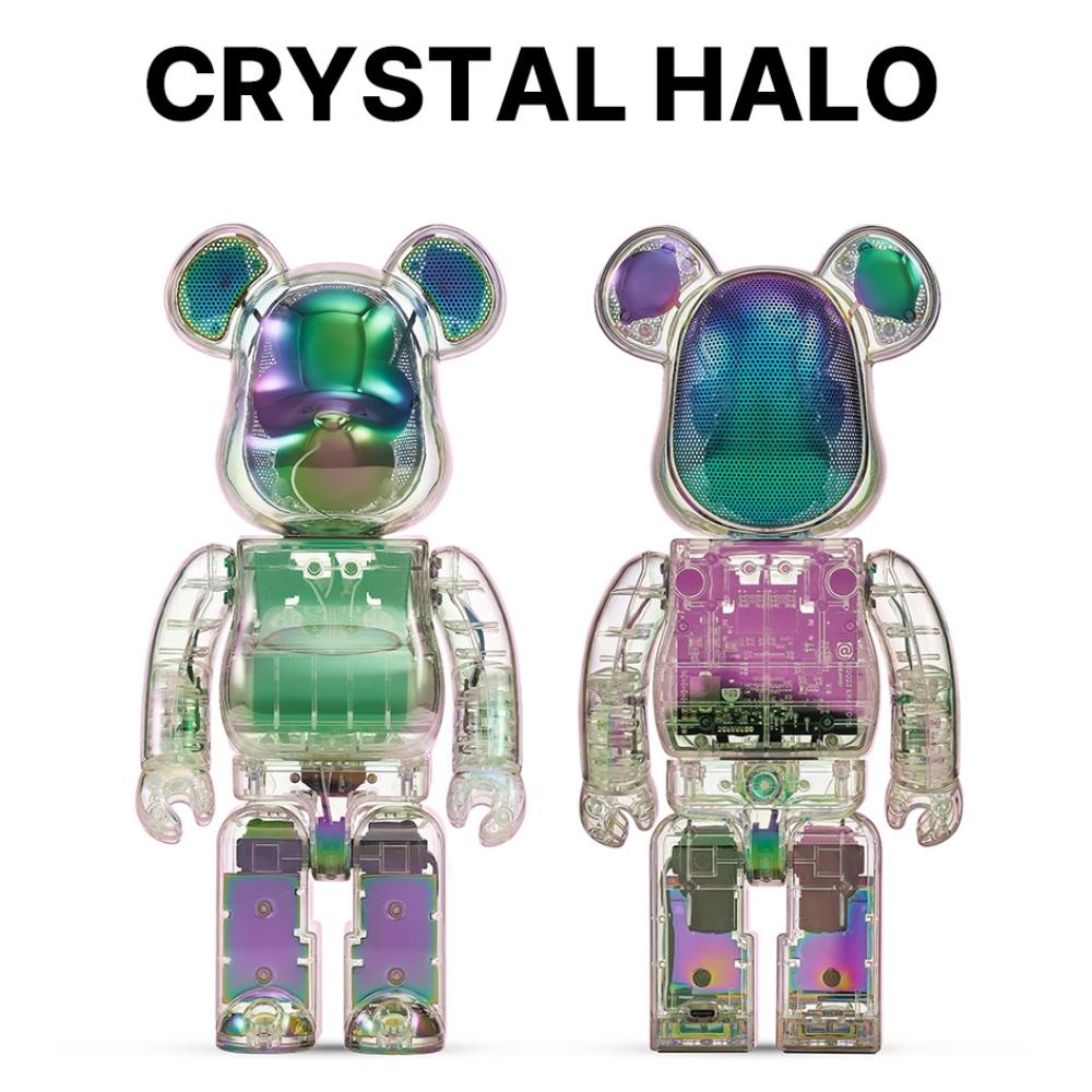 BE@RBRICK Audio 400% Chrome Metals Bluetooth Speaker RINARO Collectible Art Toy