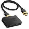 Avedio links HDMI Сплиттер 4K@60Гц, HDMI Сплиттер 1 вход 2 выхода, HDMI Сплиттер только для 2 одинаковых экранов (зеркальные экраны), Поддержка 3D Dol-by Vision Atmos
