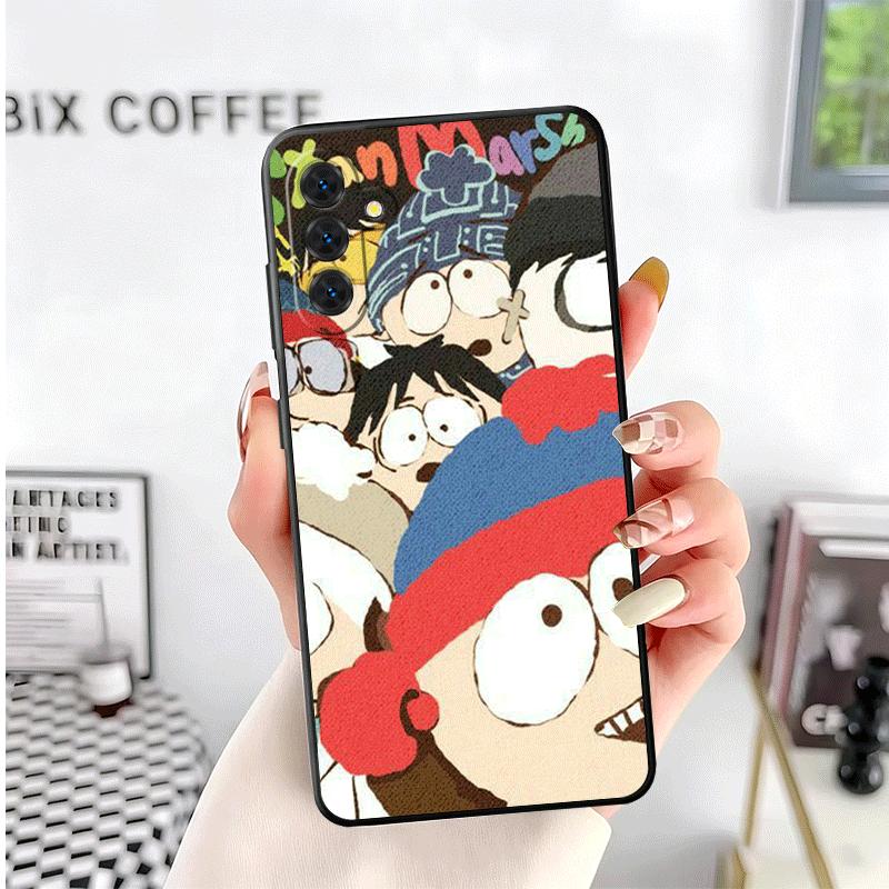 Cartoon S-South P-Parkes Soft Phone Case for Samsung A17 A37 A57 A16 A26 A36 A56 A15 A25 A35 A55 A14 A24 A34 A54 A13 A23 A33 A53