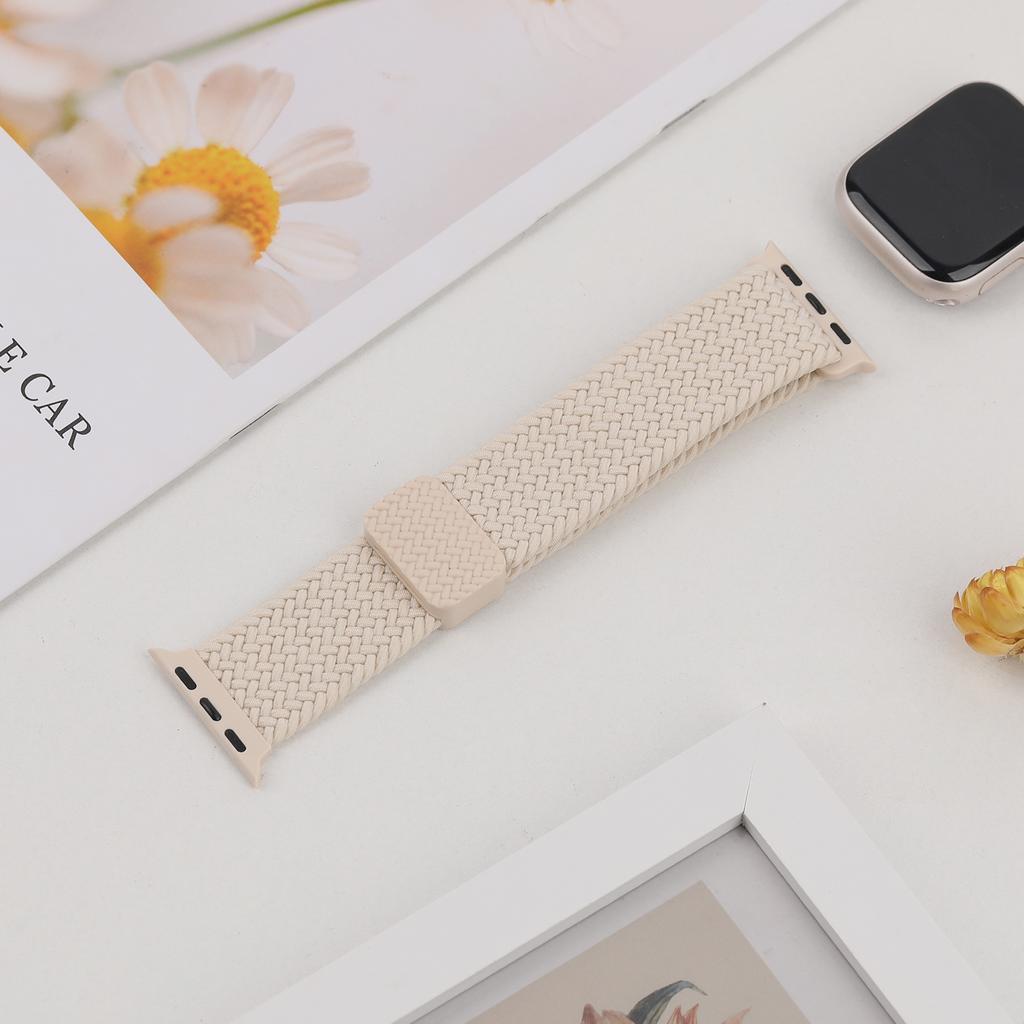 Ремешки Для Apple Watch Браслет 40мм 44мм 45мм 41мм 42 46мм 49мм Магнитный Плетеный Браслет ремешок iWatch Серия 10 se 7 8 9 Ultra 2