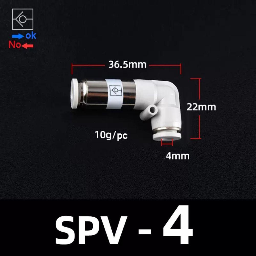SPV SPU Односторонний клапан Односторонний пневматический трубный соединитель Высококачественный обратный клапан