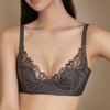 Новое кружевное французское нижнее белье, ультратонкий бюстгальтер с мягким стальным кольцом