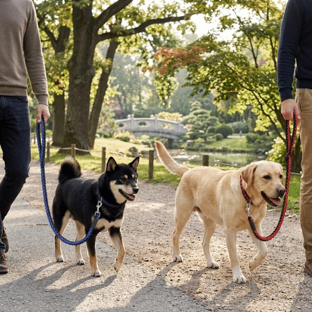 Adjustable Loop Dog Slip Lead Bright Color Pet Rope Comfort Traction Training Leash Pet Training