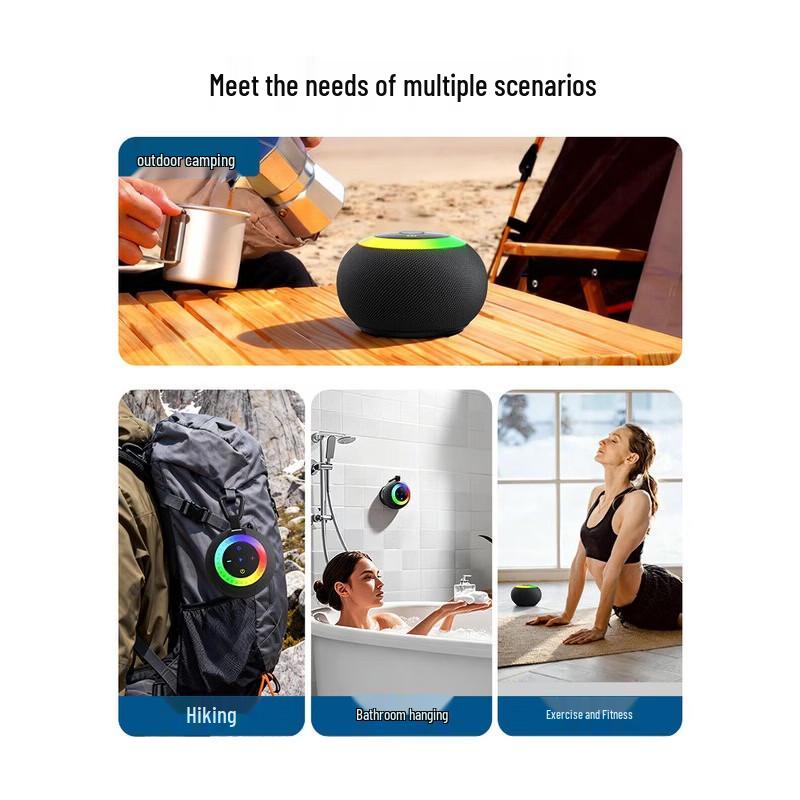 Newmine BT538 Waterproof Suction Cup Bluetooth Speaker CN plug (adapter included) (CN version)