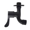 304 Stainless Steel Black Wall Mount Tap Garden Water Faucet for Bathroom(Mop Pool)