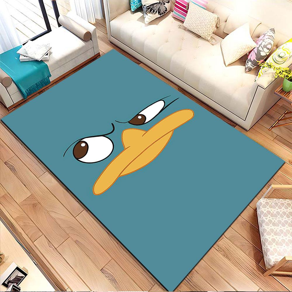 Mysterious Expression on Teal Patterned carpet, non slip mat suitable for living room and bedroom sofas