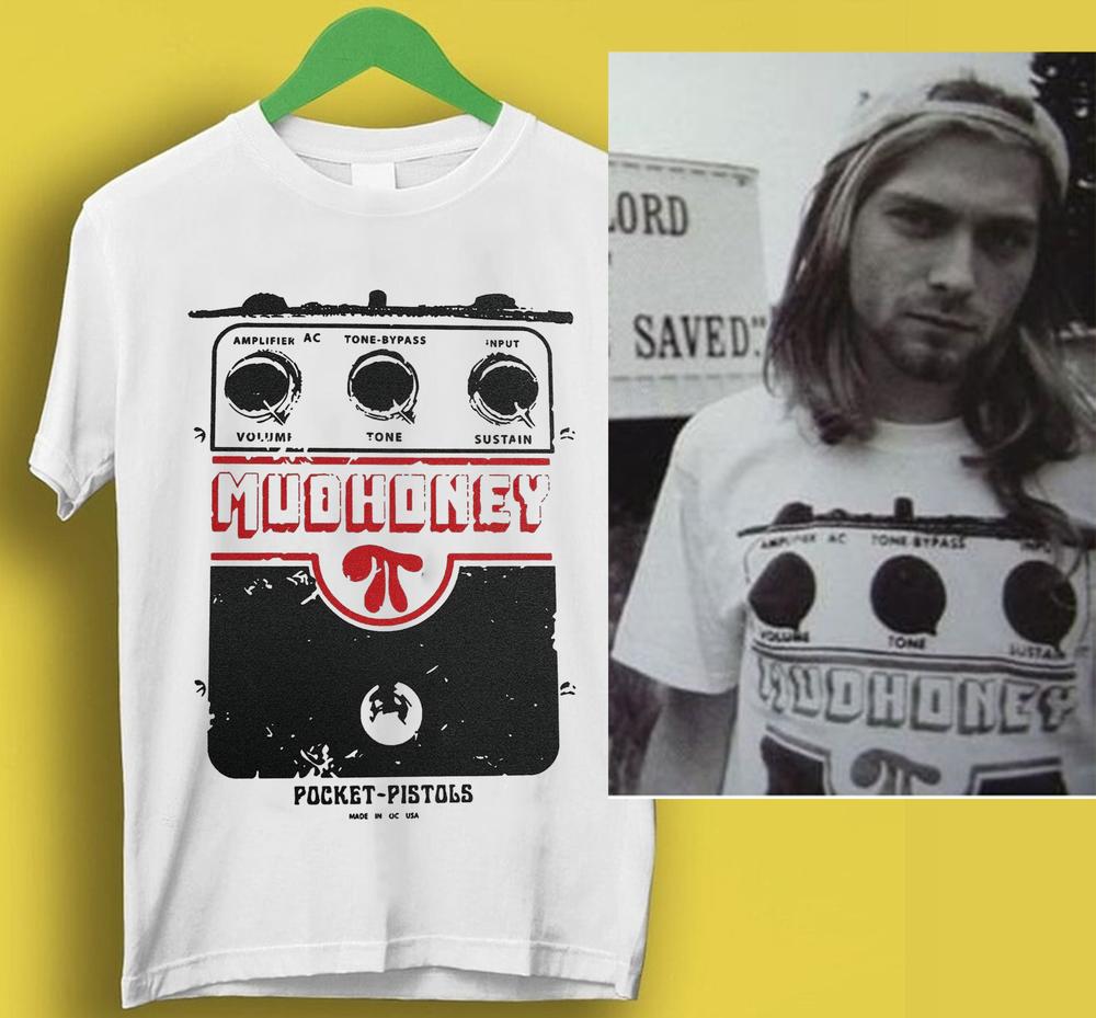 26 Рубашка Mudhoney, как носил Курт Кобейн Superfuzz Harmonix Nirvana размер от S до 5XL Унисекс Футболка