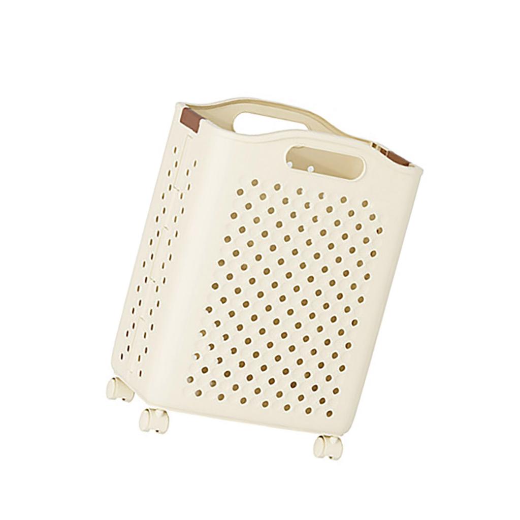 Многоцелевая портативная корзина для белья на 4 колесах, складное решение для хранения одежды для эффективной организации дома