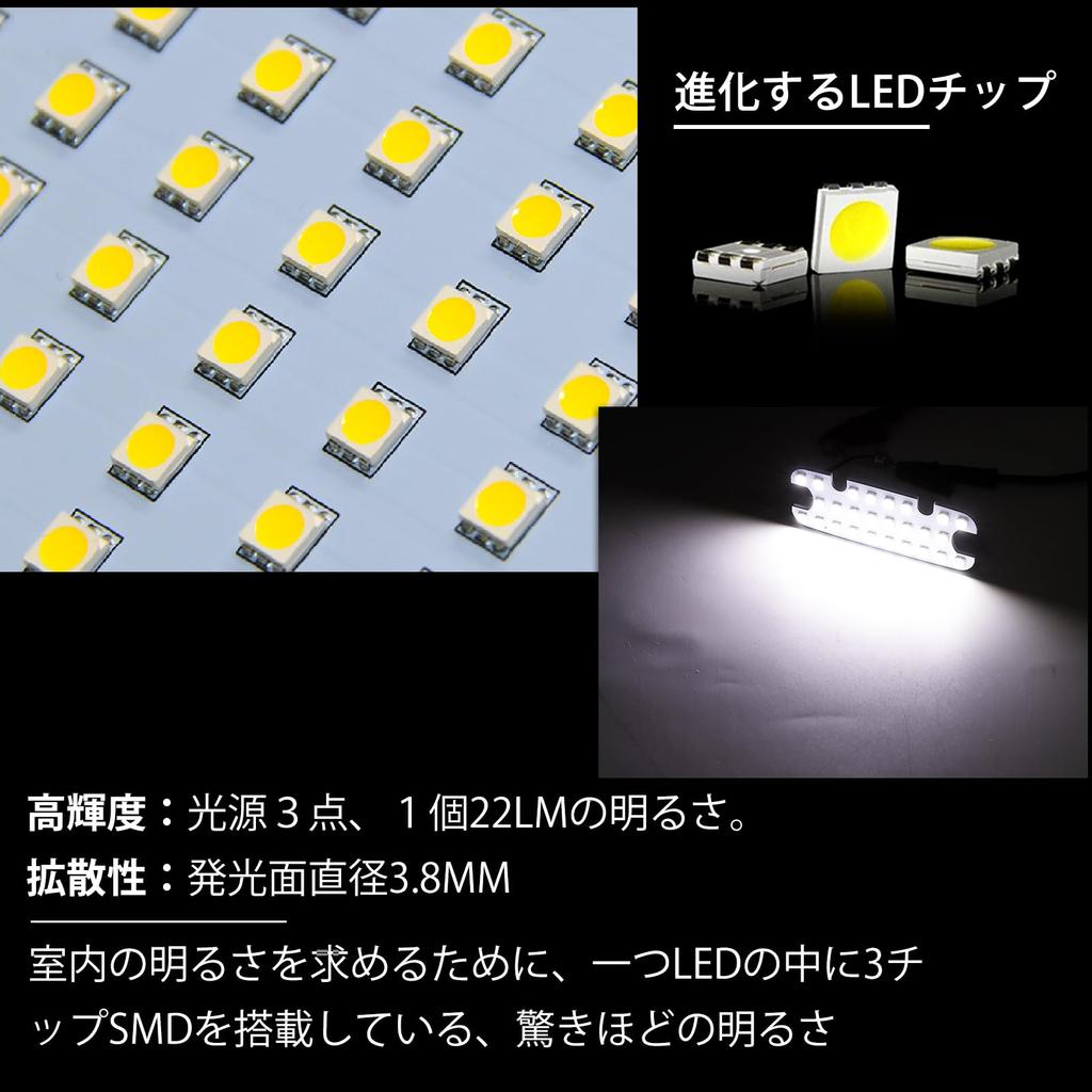 LED room lamp set for the Hijet also compatible with the Pixis Van and Sambar Van super custom interior Fits Hijet Cargo early and late Pixis and