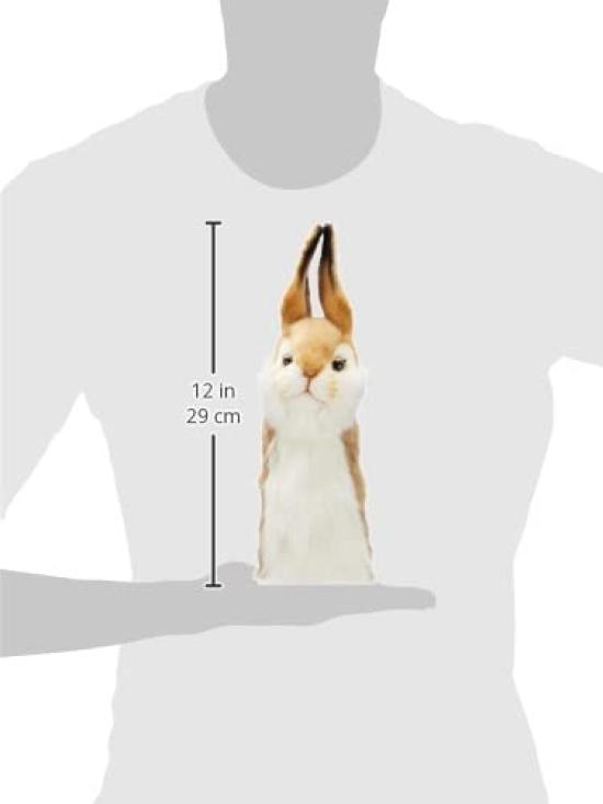 Hansa Head Cover Brown HANSA Utility Stuffed Animal Rabbit BH8173