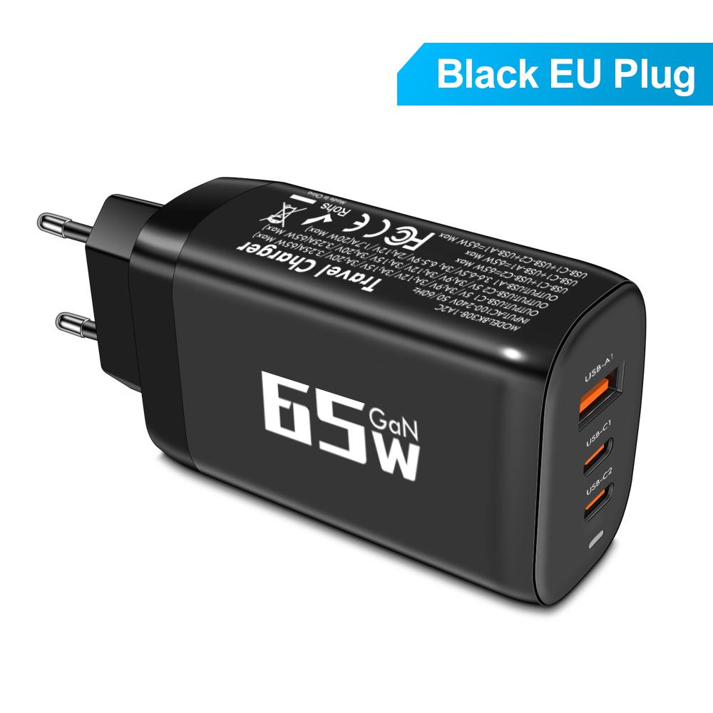 85 Вт GaN USB Type C зарядное устройство QC3.0 быстрая зарядка PPS PD 65 Вт 30 Вт быстрая зарядка для iPhone 15 14 Pro MacBook ноутбук Ipad Samsung