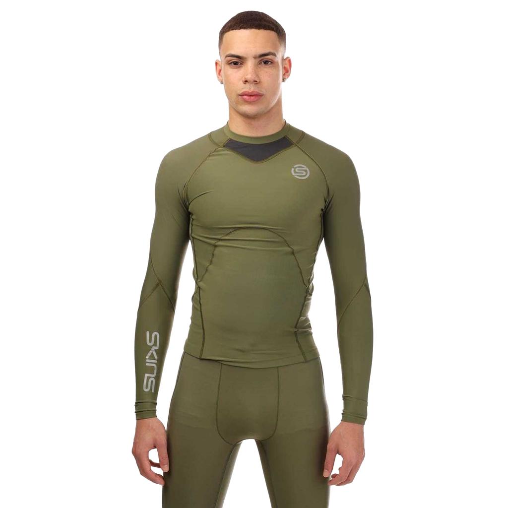 Skins Mens Series-3 Long-Sleeved Base Layer Top
