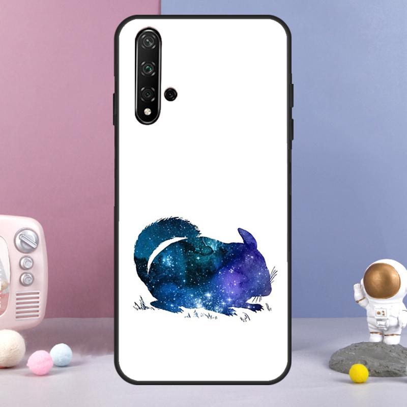 Мультяшная шиншилла для Huawei Nova 12i 12s 11i 8i 7i 9 10 SE Y60 Y61 Y70 Y72 Y73 Y90 Y91 P20 P30 P40 Lite Чехол
