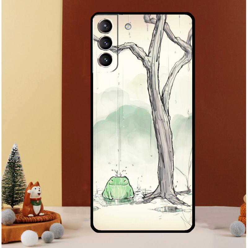 Милый Мультяшный Чехол-Лягушонок Для Samsung Galaxy S25 S26 Ultra S21 S22 S20 S23 S24 Ultra S10 Plus S25 FE Чехол Funda