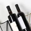 Red Wine Rack Display Stand Flexible Capacity Minimalist Design 1/2Grids Contemporary Wine Holder Bar Accessory
