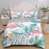 3D Flamingo Printed Bedding Set King Queen Size Cartoon Pink Animals Duvet Cover With Pillowcases 2/3pcs Polyester Quilt Cover