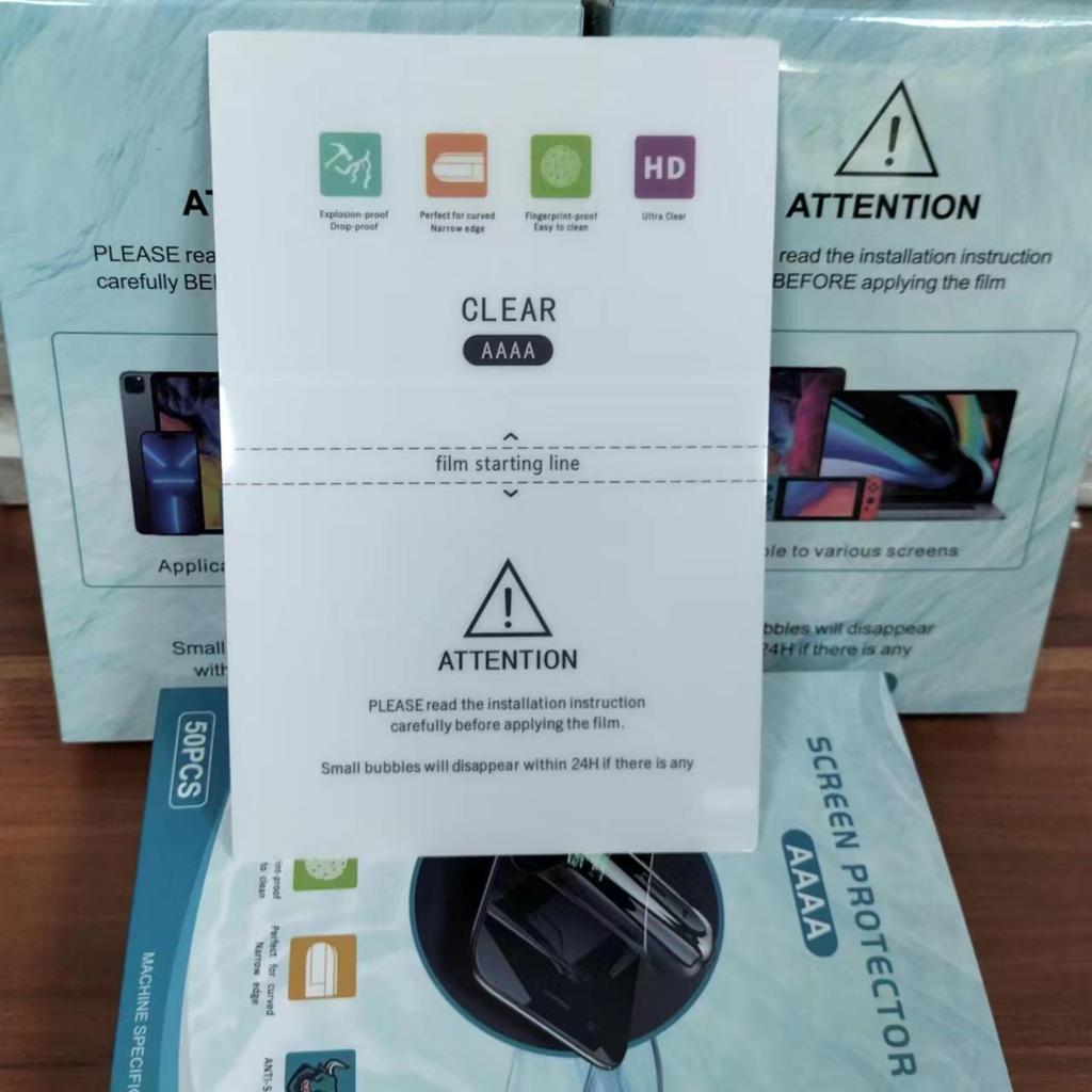 Высокоточный интеллектуальный резак для гидрогелевой пленки TPU для 8-дюймовой матовой антибликовой пленки