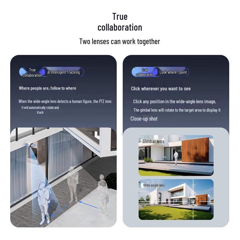 EZVIZ H90 4G Dual-Lens Outdoor AI Security Camera (CN version)