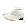 Foldable Beach  Caps Wide Brim Bucket Hat Summer Quick-drying Visors  Men Women