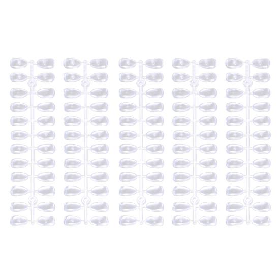 Полезная Экологичная Привлекающая внимание Цветовая Карта для ногтей Ложные Типсы Диаграмма Плоская задняя панель Дисплей для Вечеринки