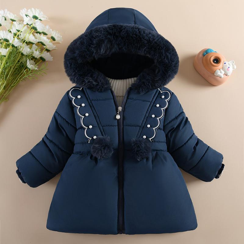 Baby Girls Thick Warm Jacket Cartoon Rabbit Outerwear For Kids Clothes Coat Winter Fashion Girl Plush Birthday Hooded Jackets