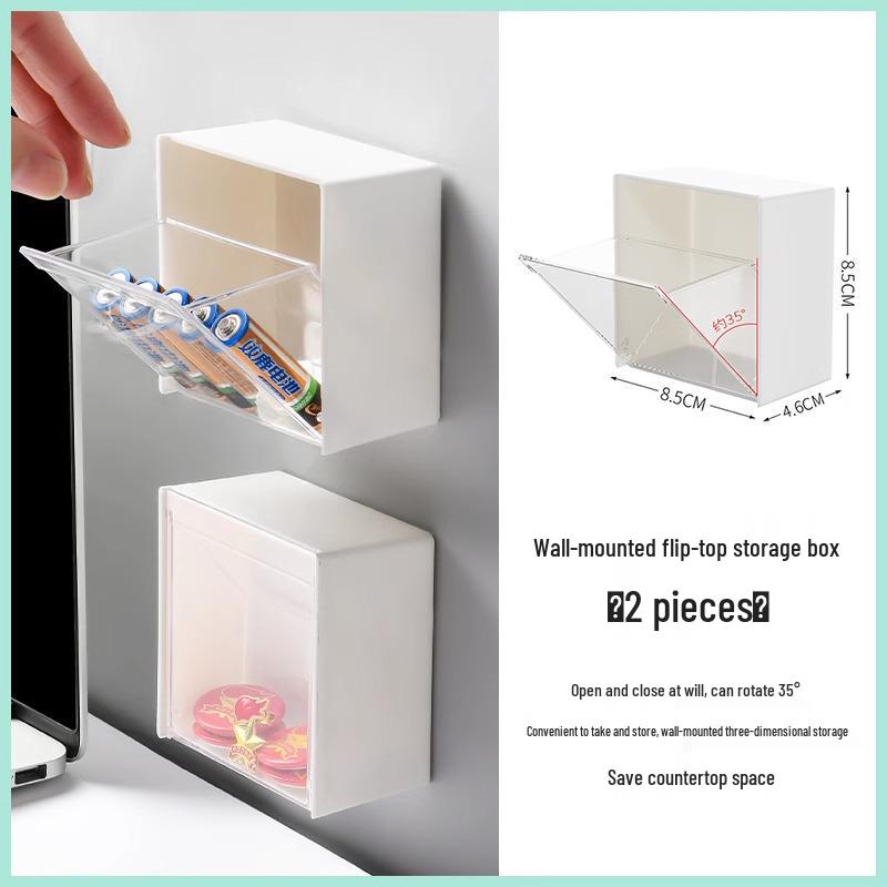 Wall-Mounted Tea and Coffee Organizer for Office or Pantry