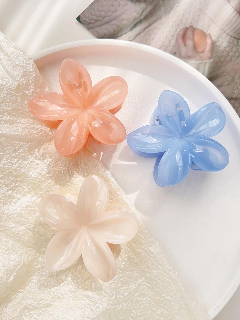Summer Fashion Bow Flower Hair Claw Clips Candycolor Head Wear Hairpin for Women Girls Nonslip Crab Barrette Hair Accessories