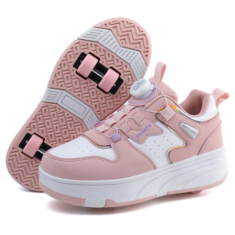 Детские роликовые кроссовки, обувь для ходьбы, съемные колеса, детские ролики для подростков, детские роликовые кроссовки на двух колесах