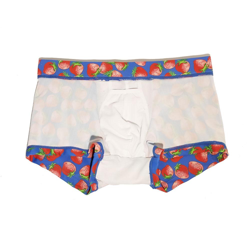 Клубника - плавки LoRise со съемной подкладкой Push Up