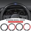Car Steering Wheel Cover Breathable Anti Slip PU Leather Steering Covers For Focus 2 3 Mondeo Mk3 F150 Fusion Mustang Mk7