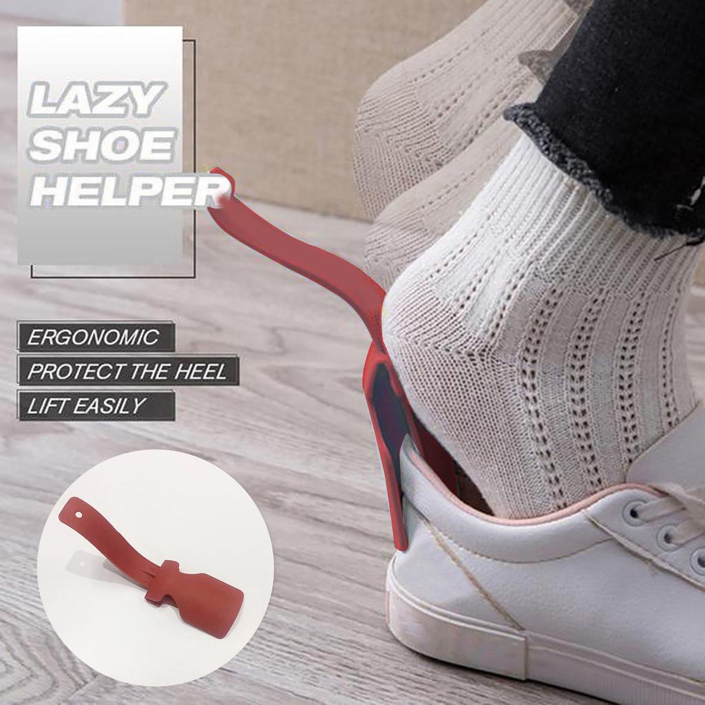 Sagit Lazy Shoe Helper Портативный SOCKSLIDER с ручкой для обуви Рожок для подъема обуви Легкий помощник