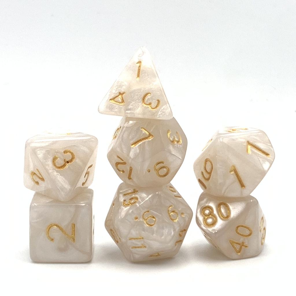7 шт./лот, многогранные игральные кости из смолы D&D D4 D6 D8 D10 D% D12 D20, многогранные игральные кости TRPG, настольные игры