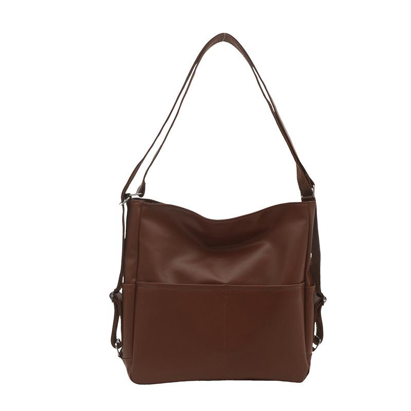 Ретро сумка женская большая вместимость 2024 осень новая женская сумка сумка-мессенджер модная сумка через плечо подмышкой