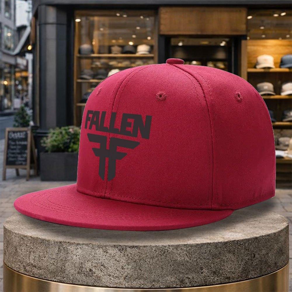 Кепка Бейсболка с принтом Fallen Footwear Унисекс с плоским козырьком Хип-Хоп Кепка Уличная Мода Спортивная Кепка для улицы Подходит для Гольфа И