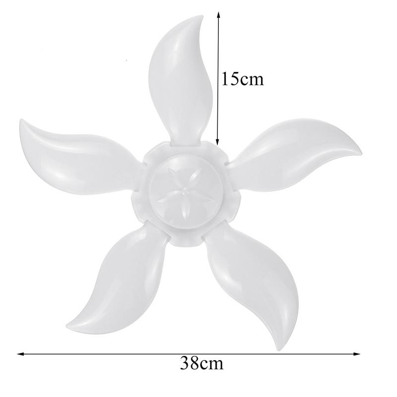 75 Вт, 140 светодиодов, 5-створчатый складной деформируемый светильник для гаража, 4800 лм, E27, в форме вентилятора, потолочная лампа для мастерской