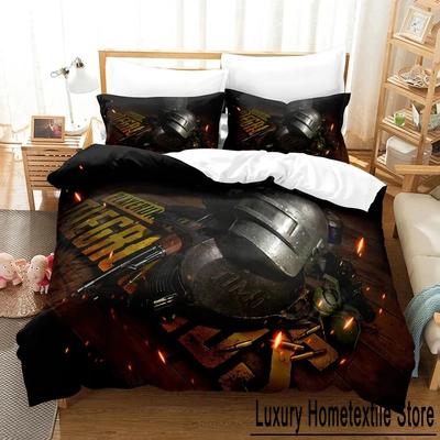 3D-принт игра Battlegrounds PUBG комплект постельного белья для мальчиков и девочек Twin Queen Size пододеяльник наволочка кровать для мальчиков и взрослых домашний текстильтекстиль