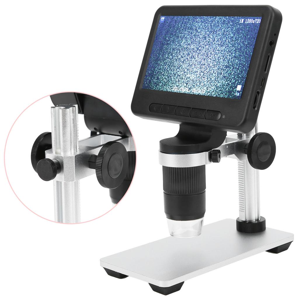 5in Electron Microscope 1080P HD USB Magnifying Microscope Kit Maintenance Inspection Tool