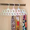 11Holes Bathroom Storage Rack Plastic Hanger Organizer Closet Space Saving Scarf Belt Tie Hat Towel Bag Purse Holder Dorm Room&