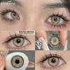 Eyeshare 1 Pair New Fashion Color Contact Lenses Light Color Series Brown Gray Pink Purple Beauty Contact Lenses Korean Contact Lenses Natural Fashion