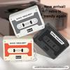 3D Retro Cassette Tape Design Case for Airpods Pro 3 Silicone Protective Cover with Lanyard for AirPods Pro3 Funny Classic Tape