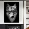 Grassland Wolf Animal Poster Print Canvas Wall Living Room Art Pop Art Home Decoration