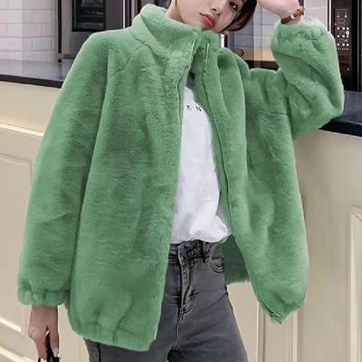 Новый осенне-зимний модный утолщенный кардиган на молнии, толстовка для улицы, свободная повседневная теплая куртка