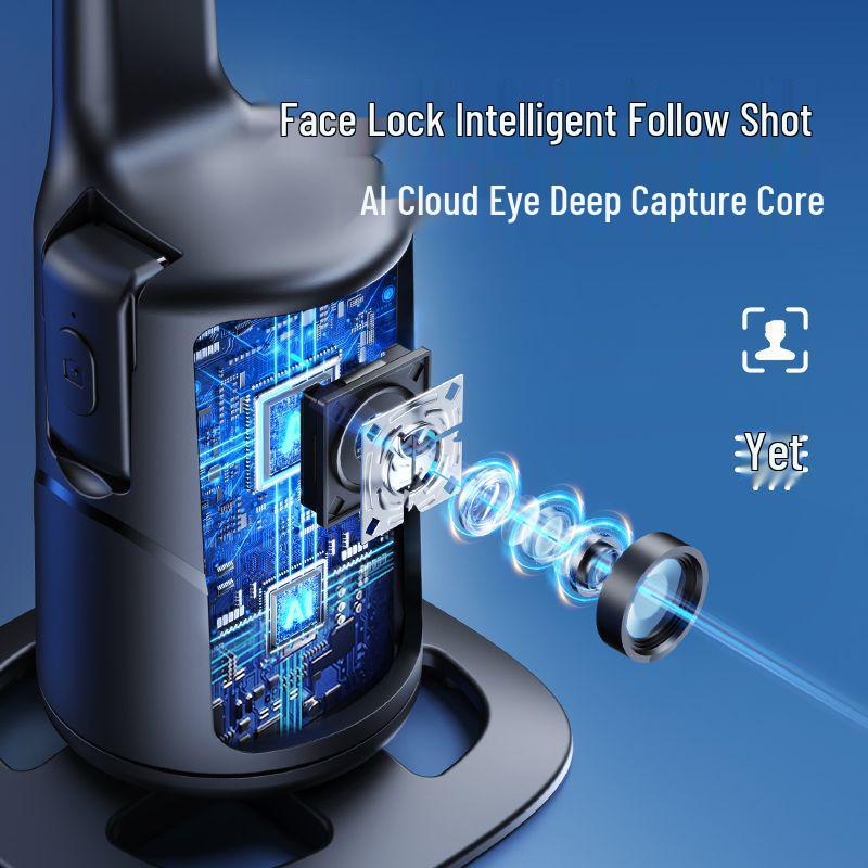 Xiaotian 360° Rotating Face Tracking Gimbal: Anti-Shake Stabilizer & Live Streaming Stand