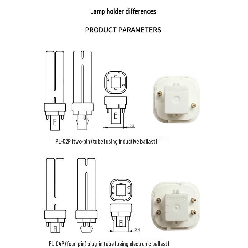 Two-Pin Energy-Saving Lamp Bulb