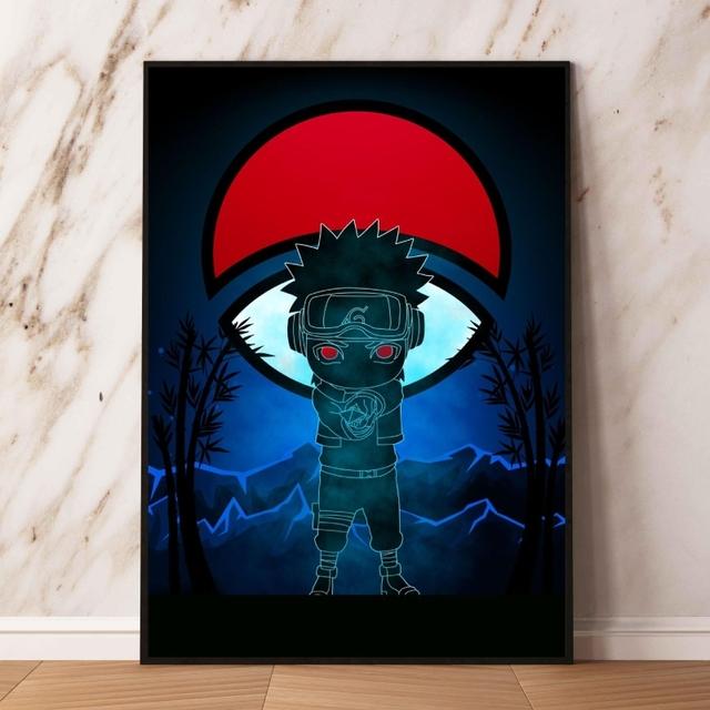 Художественные работы на холсте, живопись Наруто Неха Обито, рождественский подарок, украшение стены, комиксы