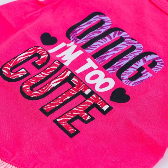 Красивое платье для домашних животных с узором в виде сердца. Инновационное тонкое трикотажное хлопковое платье для собак на каждый день.