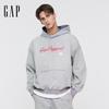 Толстовка с капюшоном из выстиранного денима с логотипом GAP, унисекс